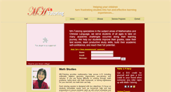 Desktop Screenshot of mh-tutoring.com